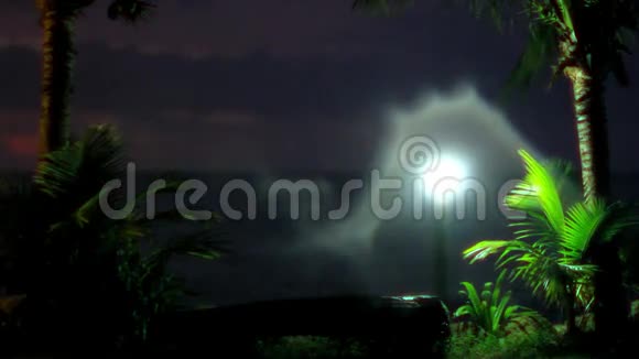 苏梅岛的傍晚景色包括天空灯笼和视频的预览图