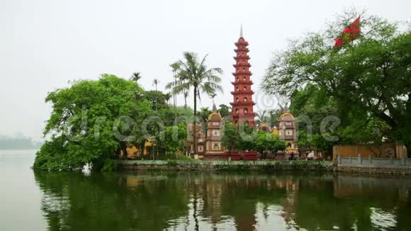 越南河内TranQuoc寺塔视频的预览图