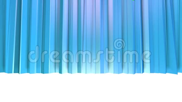 抽象简单的蓝紫低聚3D窗帘作为游戏背景移动的软几何低聚运动背景视频的预览图