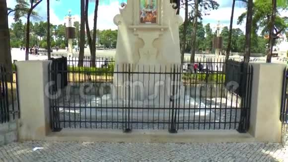 葡萄牙法蒂玛小镇的宗教中心视频的预览图