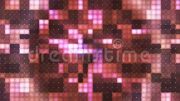 闪烁高科技立体钻石光图案栗色抽象可循环4K视频的预览图
