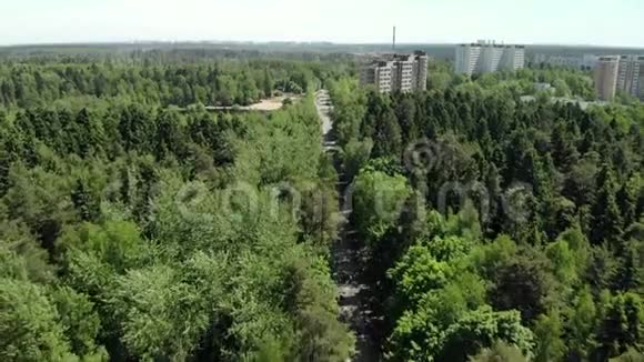 俄罗斯莫斯科泽勒诺格勒行政区生态清洁视频的预览图