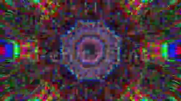 抽象霓虹灯网络朋克豪华彩虹背景视频的预览图