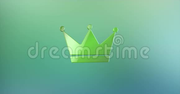 皇冠彩色3D图标视频的预览图
