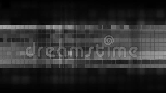 深灰色像素方块马赛克视频动画视频的预览图