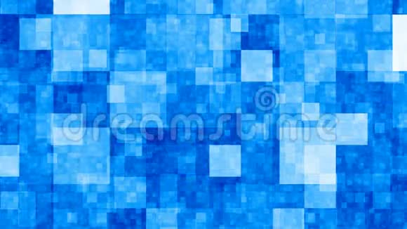 蓝色方块运动背景无缝环视频的预览图