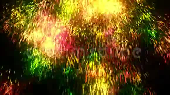 抽象多色粒子视频的预览图