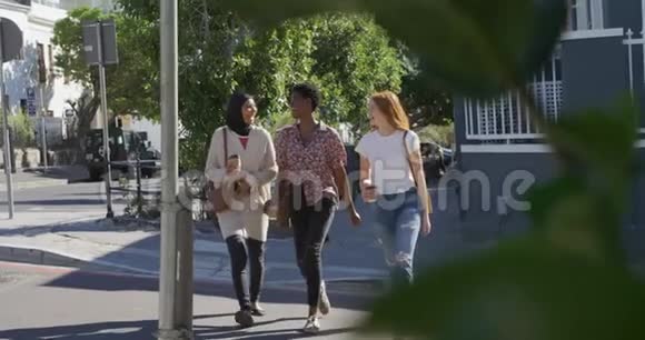 年轻的成年女性朋友聚在一起视频的预览图