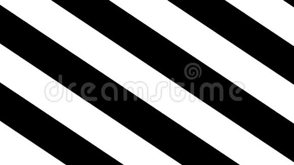 黑白条纹抽象白色黑色条纹形成隧道的黑白线的几何形状视频的预览图