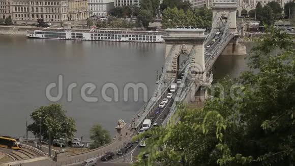 多瑙河布达佩斯大桥视频的预览图