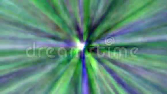 抽象动画彩色蓝绿色线条条纹爆发运动背景视频的预览图