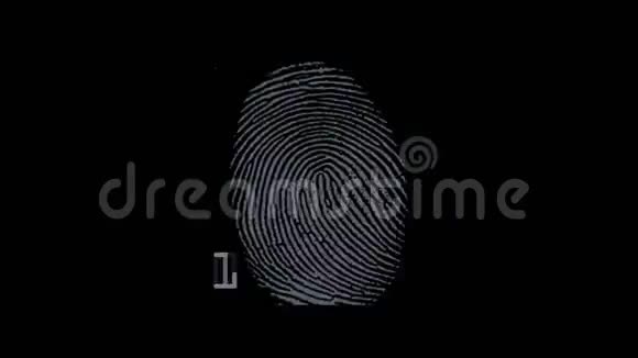 指纹身份扫描密码间谍黑客搜索基因测序技术视频的预览图
