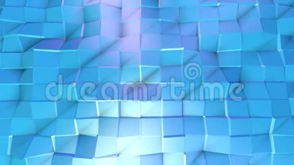 摘要简单蓝紫低聚三维表面作为控制磁场软几何低聚运动背景视频的预览图