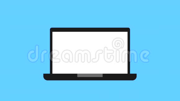笔记本电脑屏幕在线购物图标视频的预览图