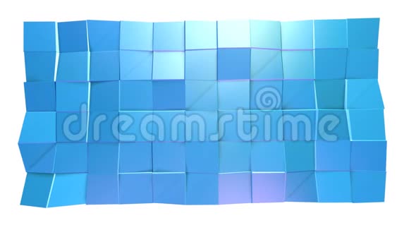 抽象简单的蓝紫低聚三维表面作为幻想环境软几何低聚运动背景视频的预览图
