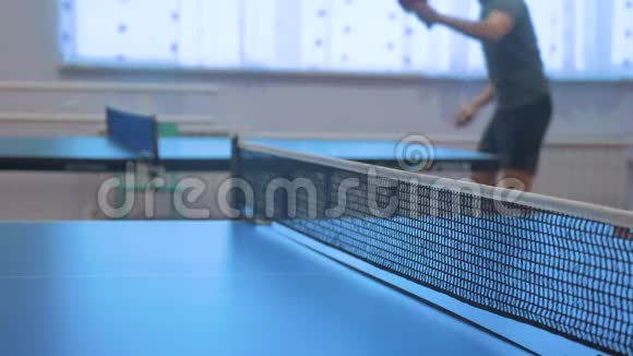 乒乓球反手概念体育运动积极的生活方式视频的预览图