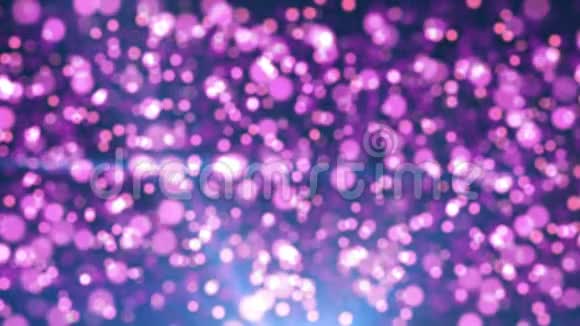 抽象波克紫粒子视频的预览图