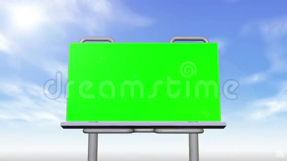 广告牌和标志显示色度关键空间视频的预览图