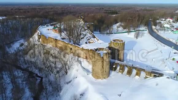 科波里要塞二月天俄罗斯列宁格勒地区视频的预览图