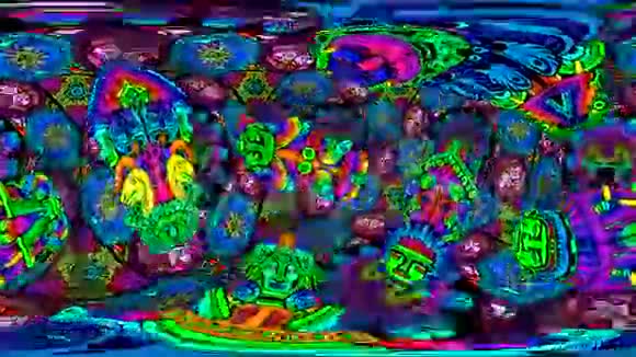 VJaztecmayan360VR穹顶主题120bpm脉冲视频的预览图