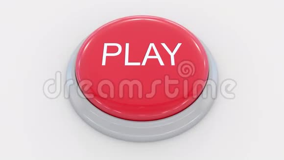 用游戏铭文按下大红色按钮概念4K剪辑视频的预览图