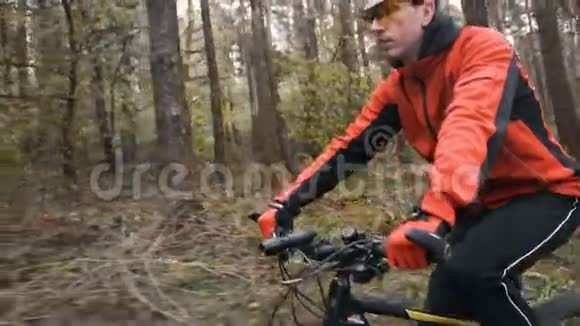 在森林里骑自行车视频的预览图