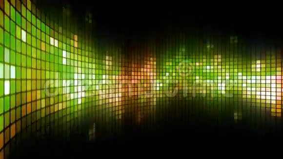 绿色LED舞蹈灯墙视频的预览图