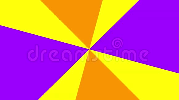 2D圆形图形图案在空间中旋转的背景颜色不同由不同的风扇颜色组成视频的预览图