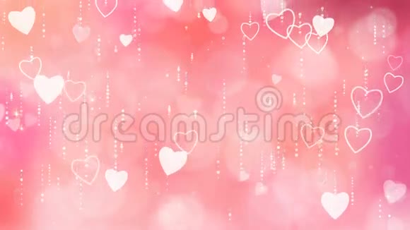 瓦朗蒂娜红心背景视频的预览图