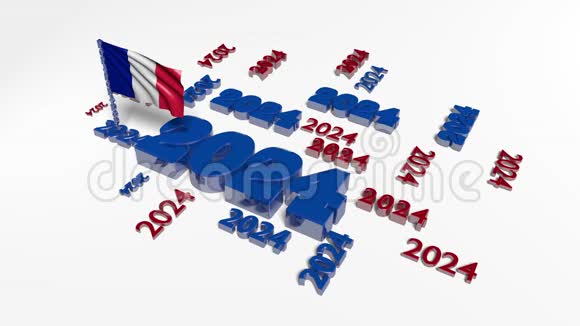 2024年法国风旗设计视频的预览图