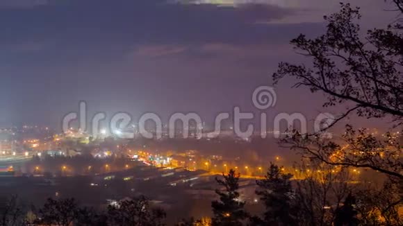 夜城全景时光流逝视频的预览图