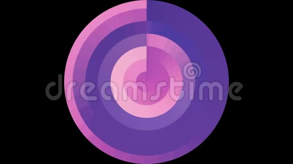 摘要彩色移动圆像素块背景无缝环动画新质量通用动态视频的预览图