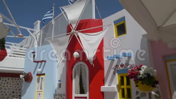 传统地中海风格的街头花饰视频的预览图