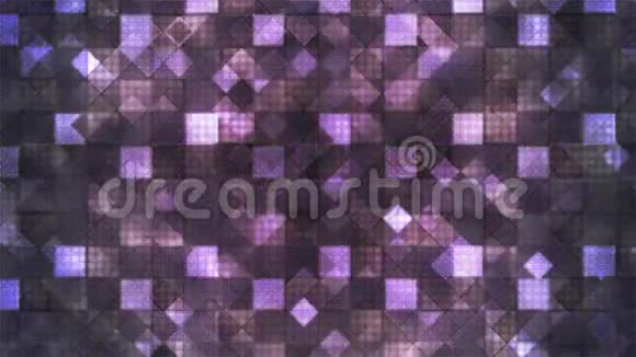 闪烁高科技立体钻石光图案紫色抽象可循环4K视频的预览图