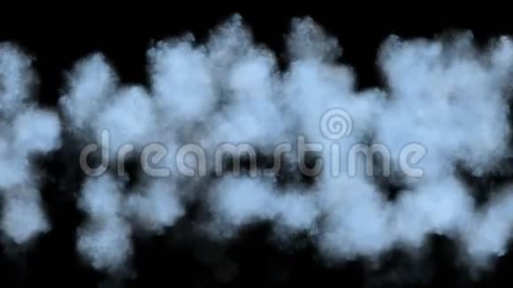 飞溅水滴烟云水液喷雾颗粒烟火背景视频的预览图