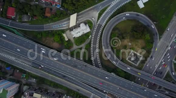 4K交叉口公路从无人驾驶人视角看交通视频的预览图