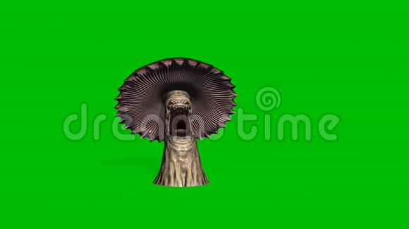 愤怒的棕色大蘑菇出现了死绿的屏幕视频的预览图