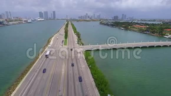 空中无人机视频棕榈岛视频的预览图
