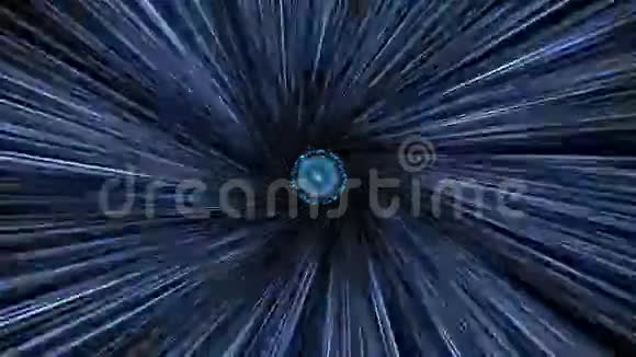 蓝色星际时空隧道视频的预览图