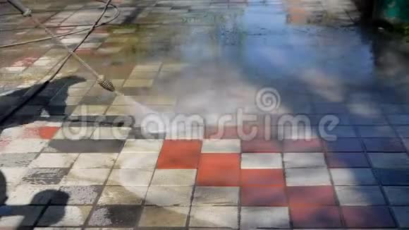 街道保洁压力水视频的预览图