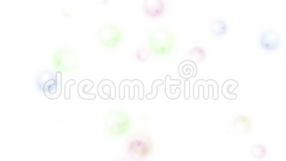 抽象颜色气泡泡沫肥皂泡爆炸背景视频的预览图