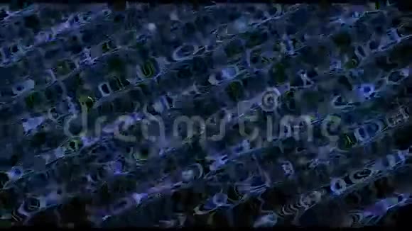 视频背景深蓝色对角线涂鸦条纹运行在无缝循环视频的预览图