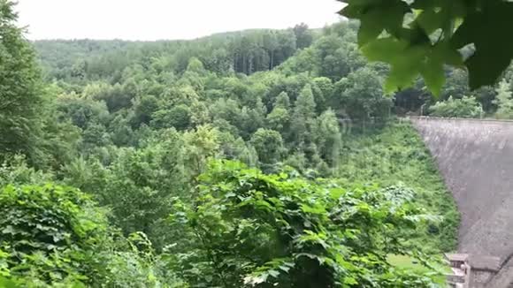 位于波兰西南部比斯特里克湖上的德国历史水坝视频的预览图