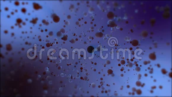 抽象泡泡背景彩色气球视频的预览图