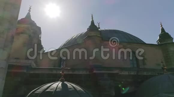 康亚清真寺空中景观视频的预览图