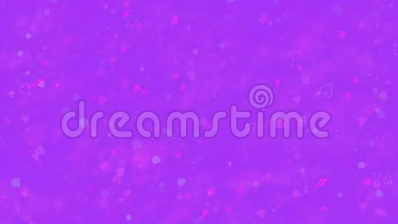 我爱你中文文字是由尘埃形成的在紫色背景上横着变成尘埃视频的预览图