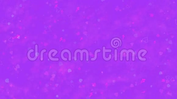 我爱你用荷兰语的文字伊克侯范杰是由灰尘形成的在紫色的背景上水平地变成灰尘视频的预览图
