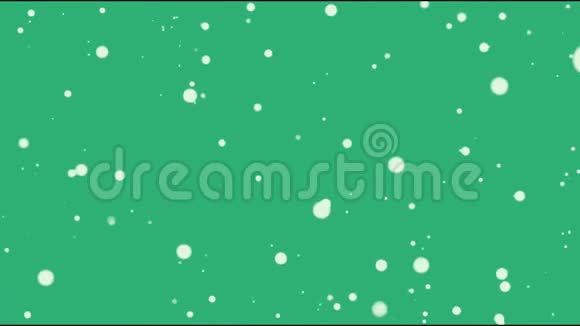绿色背景上的白色气泡视频的预览图