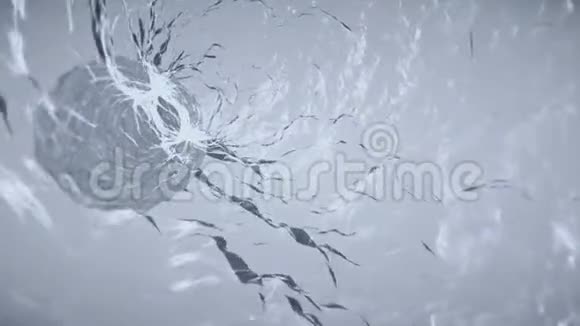 软水漩涡模拟动画新自然数字质量的视频视频的预览图