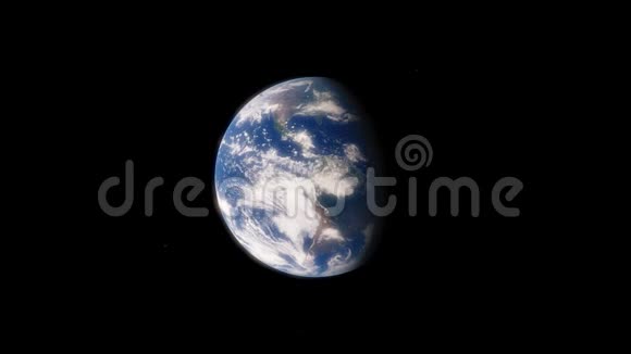 地球昼夜太阳动画4k视频的预览图